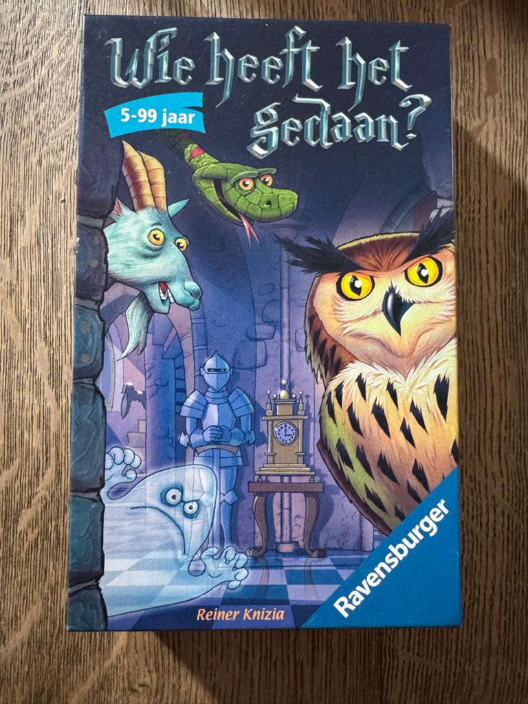 Wie heeft het gedaan? - Ravensburger Spel, Drie of vier spelers, Ophalen, Gebruikt