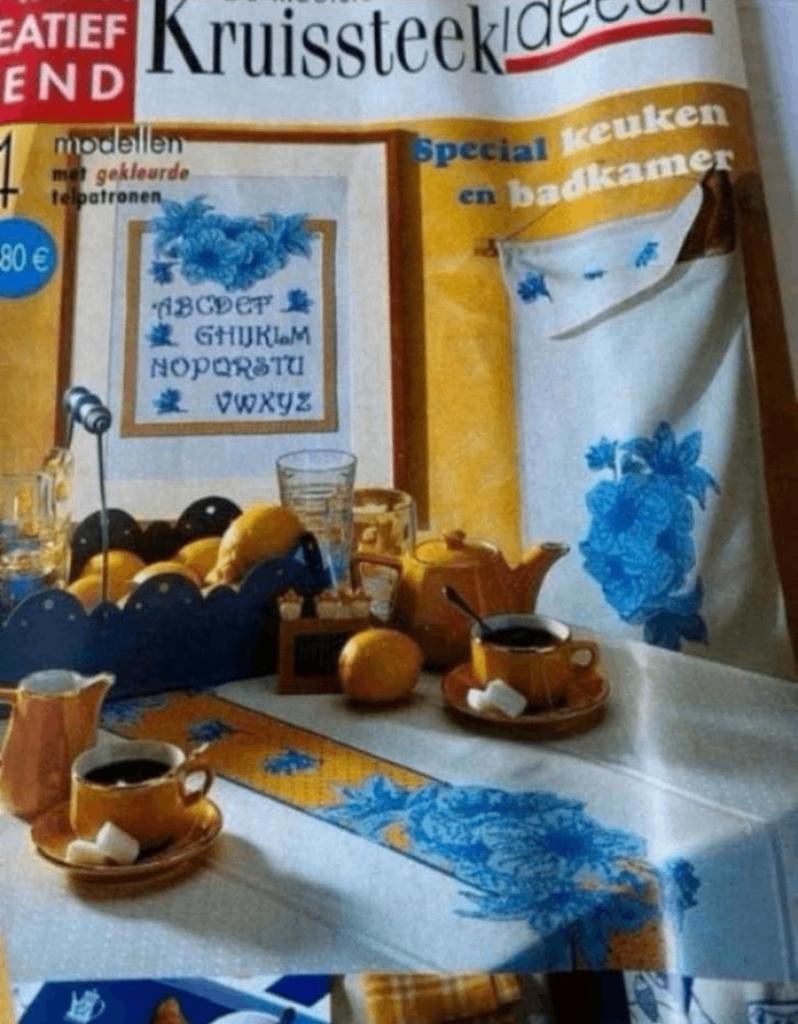 BORDUURBLAD 2 STUKS BURDA SPECIAL, Verzenden, Zo goed als nieuw, Handborduren, Patroon
