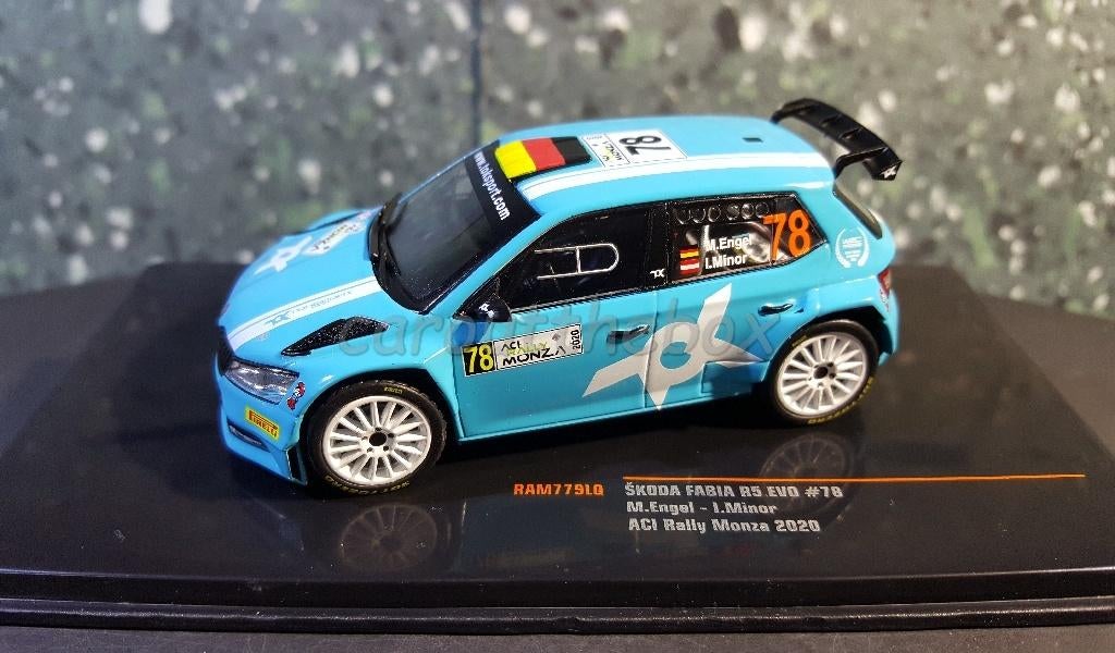 Skoda Fabia R5 Evo #78 1:43 Ixo V541, Hobby en Vrije tijd, Modelauto's | 1:43, Verzenden, Nieuw, Auto, Overige merken