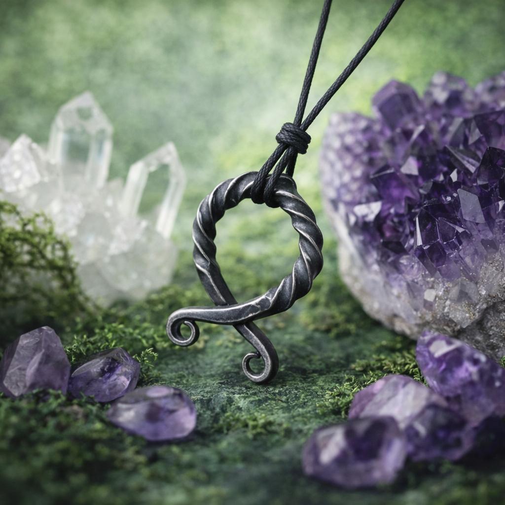 Viking Trollenkruis ketting, Beschermend Noors Amulet, pagan, Ophalen of Verzenden, Zo goed als nieuw, Overige materialen