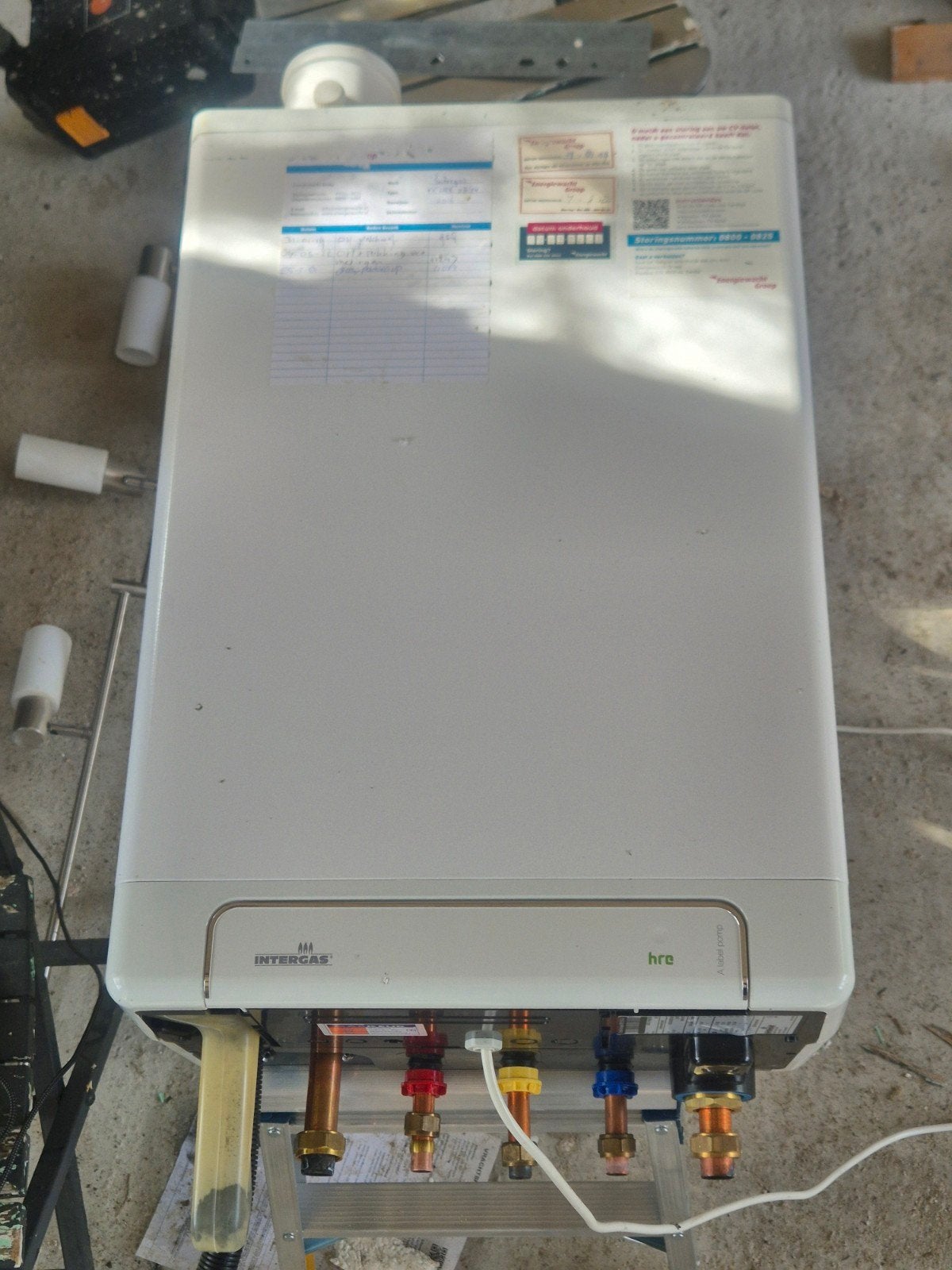 Intergas Kombi Kompakt HRE 28/24A CV-ketel, Ophalen, Gebruikt, Hoog rendement (Hr), Cv-ketel of Combi-ketel