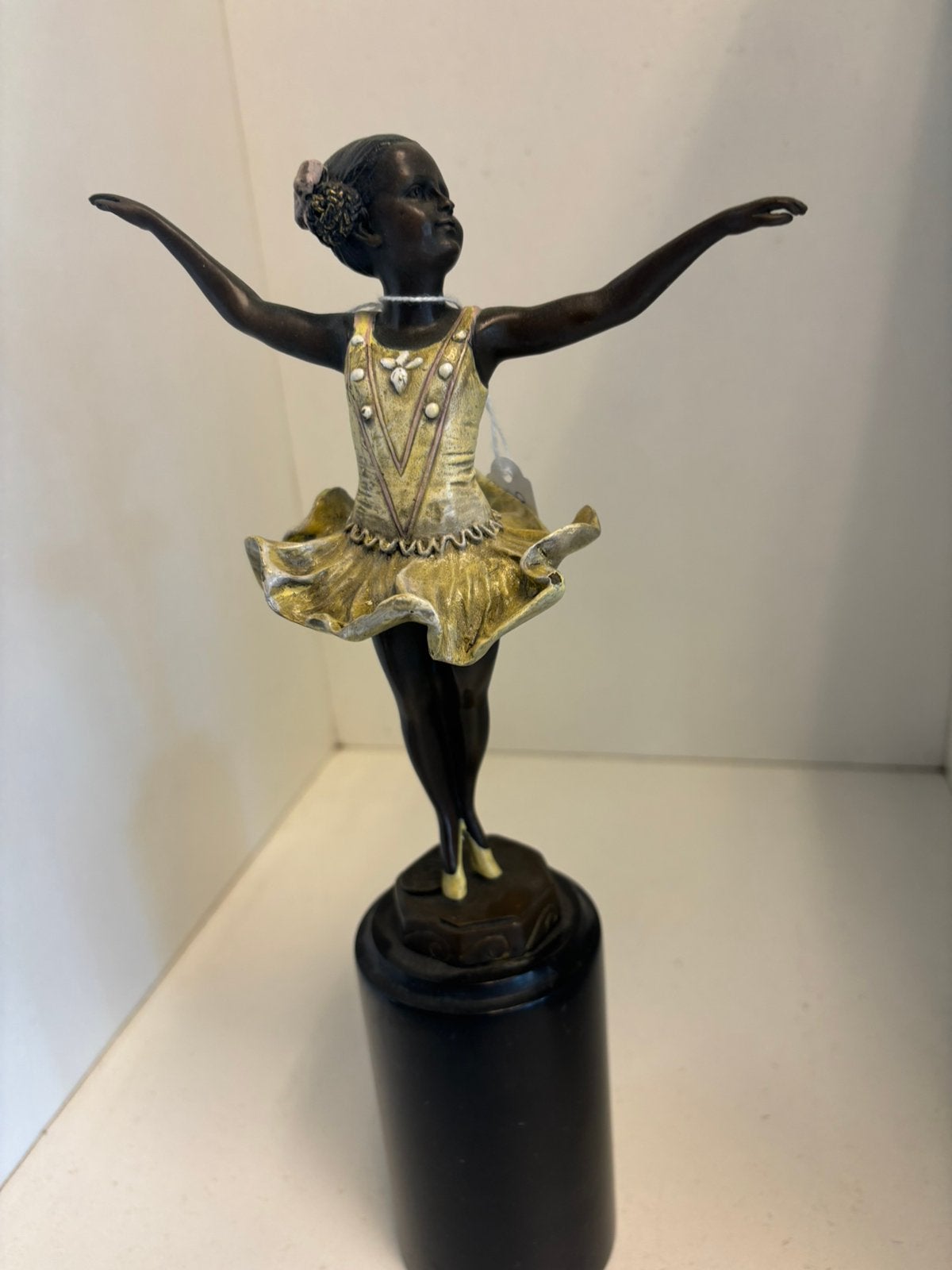 Brons beeld ballerina, Antiek en Kunst, Antiek | Koper en Brons, Ophalen of Verzenden, Brons