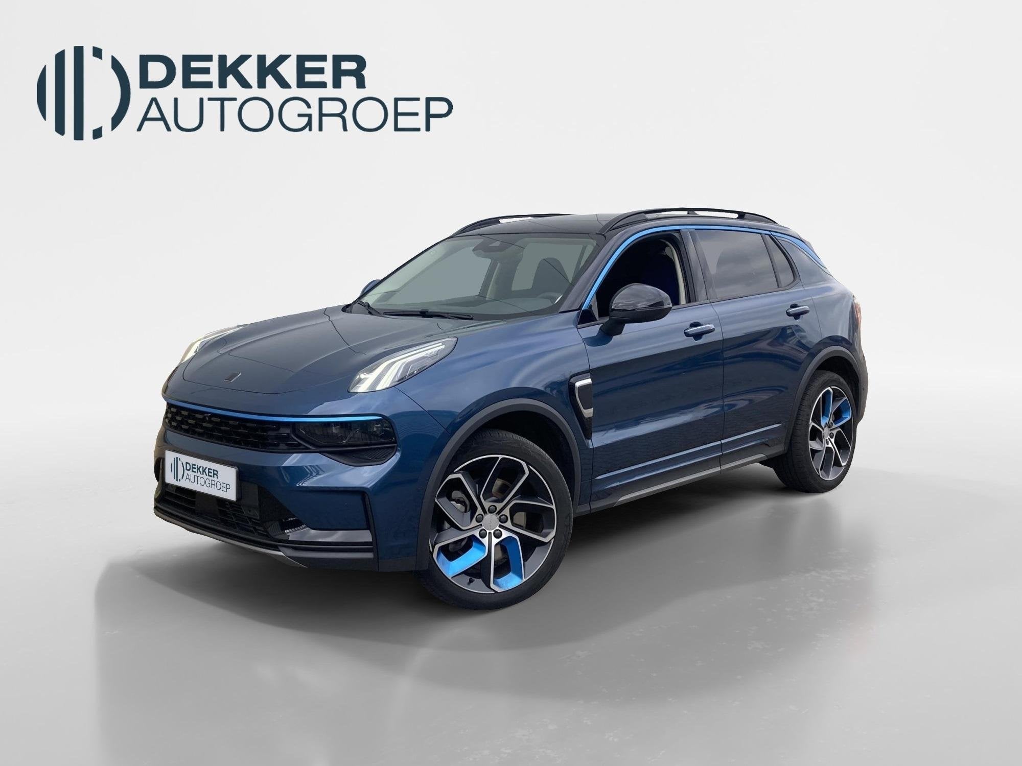 Lynk & Co 01 1.5 PHEV 261PK 1800KG Trekgewicht- Panorama Dak, Stof, Euro 6, Blauw, Plug-in hybride