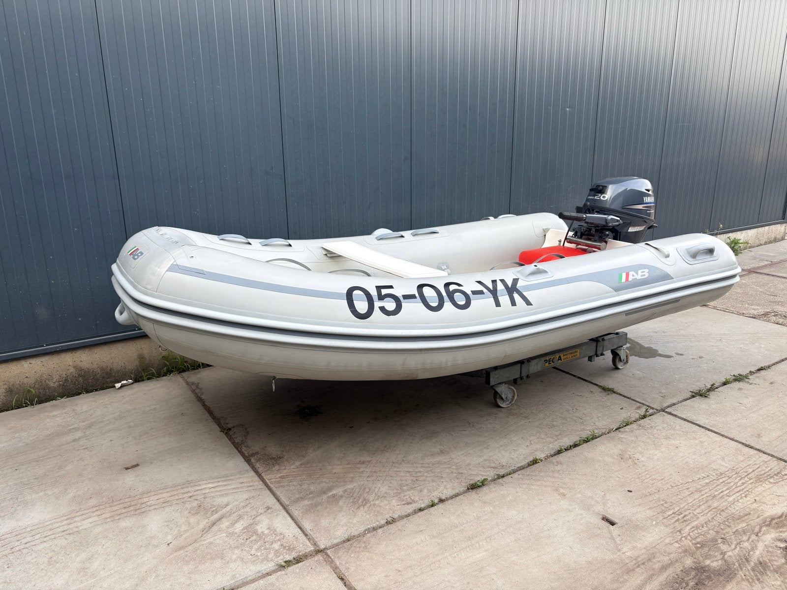 AB 10VS hypalon met Yamaha 20pk, Watersport en Boten, Zo goed als nieuw, 20 pk, Brandstoftank, Ophalen