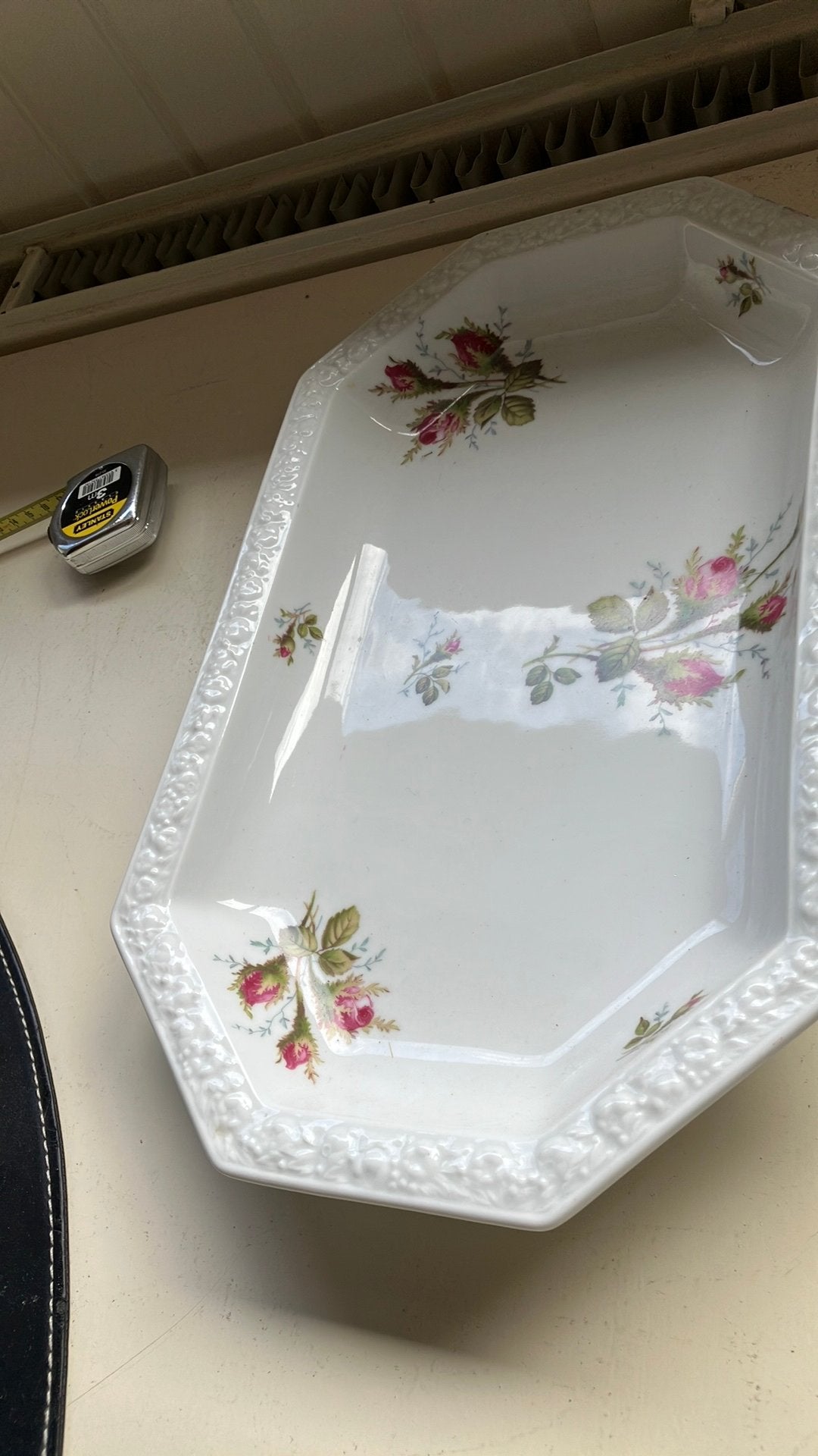 Rosenthal Germany Porseleinen Serveerschaal met Rozen, Ophalen of Verzenden