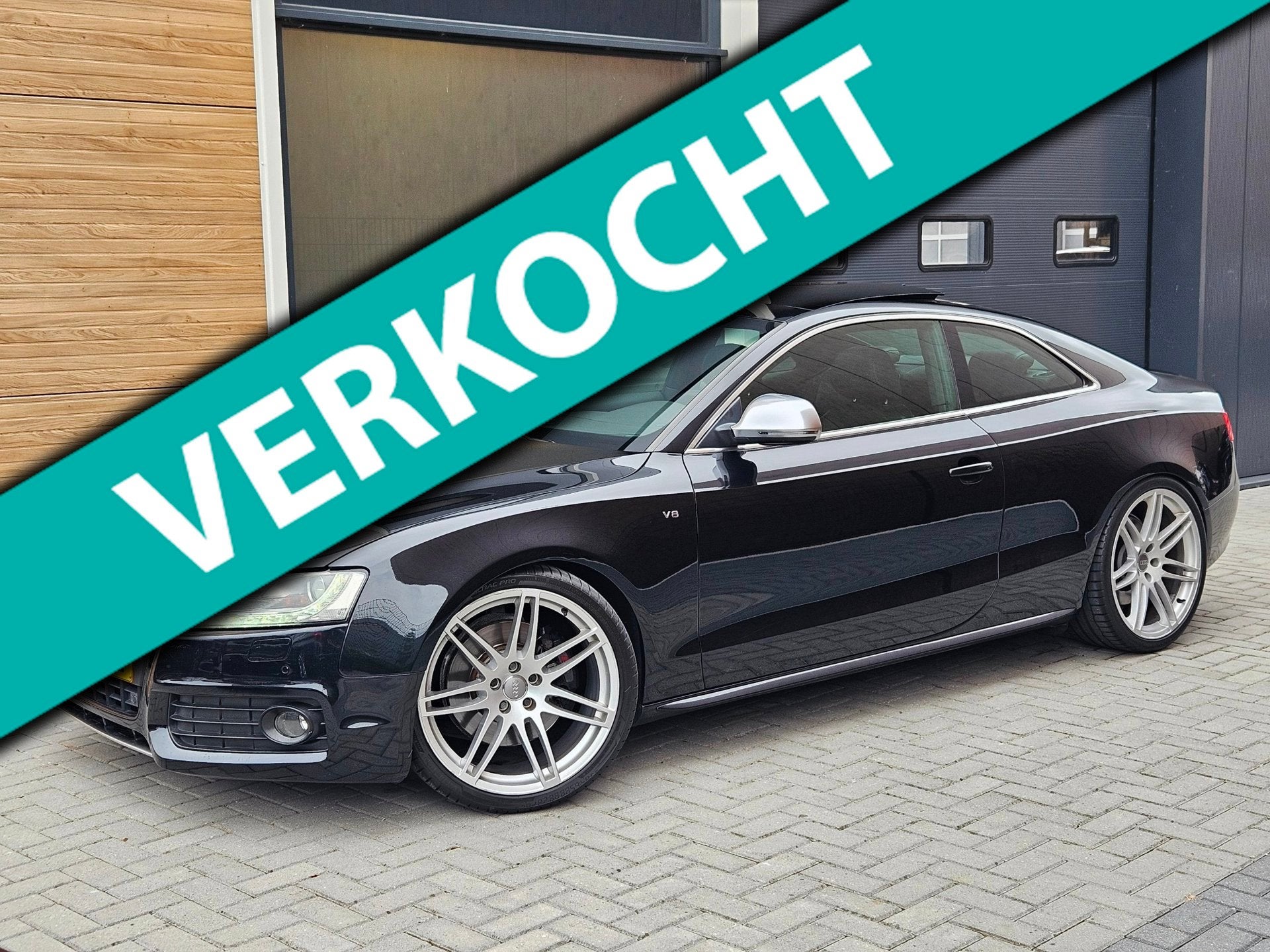 Audi A5 Coupé 4.2 FSI S5 quattro Pro Line Pano B&O ACC 20", Auto's, Automaat, Gebruikt, Zwart, Leder