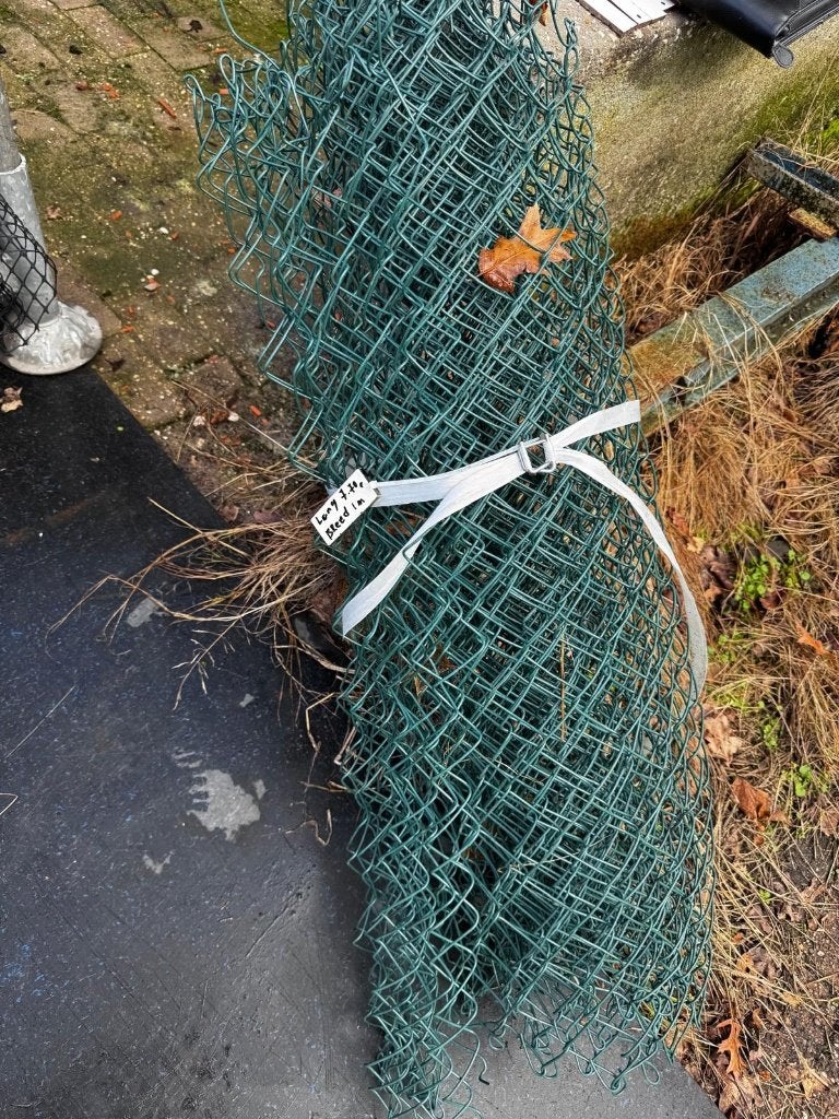 Harmonica gaas groen, Tuin en Terras, Ophalen, Minder dan 10 meter