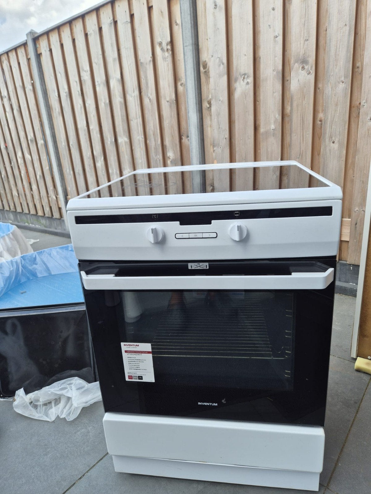 Inventum VFI6042WIT Vrijstaand Inductie Fornuis, Ophalen