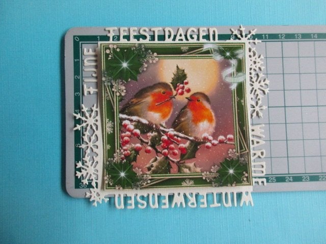 209 KERST opleg setje losse delen / vogels, Hobby en Vrije tijd, Kaarten | Zelf maken, Verzenden, Nieuw, Kerst, Overige typen