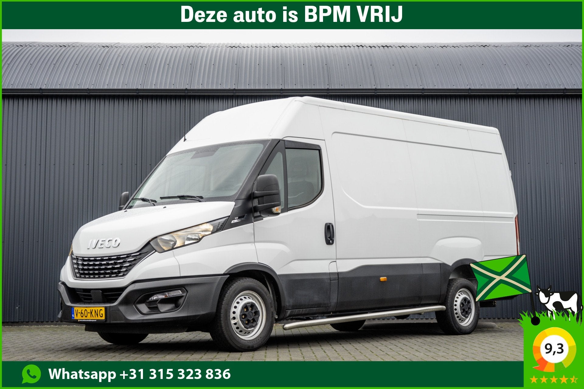 Iveco Daily *35S14V 2.3 L2H2 | Automaat | Euro 6 | Cruise |, Auto's, Bestelauto's, Automaat, Gebruikt, Iveco, Wit