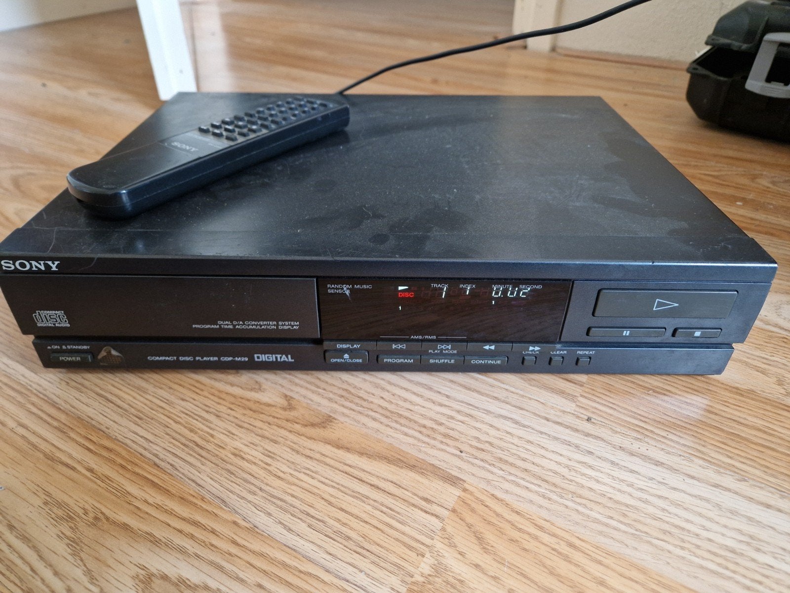 Sony CDP-M29 CD-speler - Werkend, voor stereo set, Gebruikt, 1-7-1 Konan, Minato-ku, Tokyo 108-0075, Japan, Ophalen of Verzenden