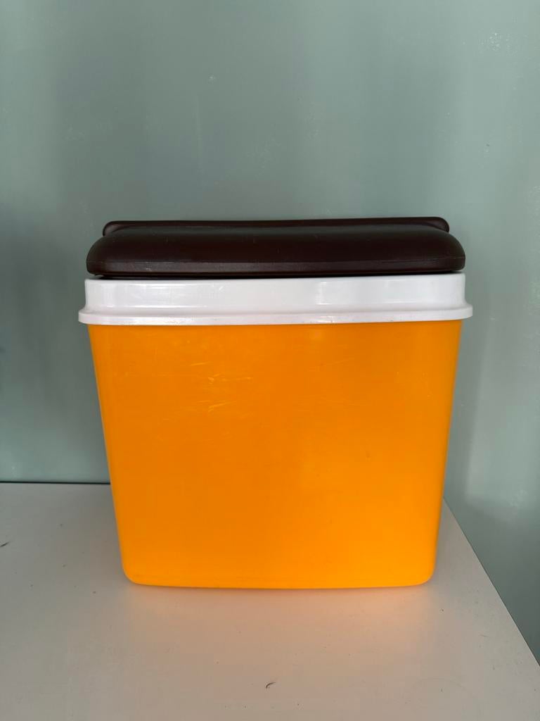 Vintage gele koelbox, Ophalen of Verzenden, Koelelement