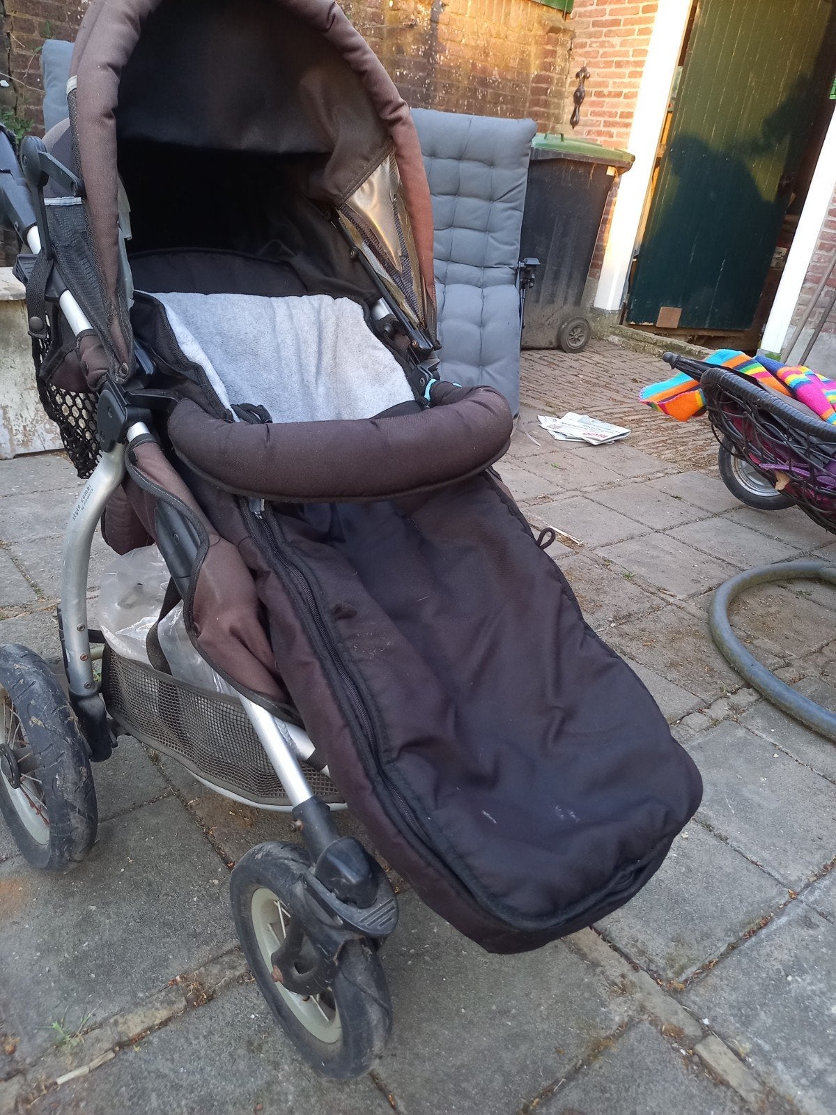 kinderwagen wandelwagen, Ophalen, Gebruikt, Verstelbare duwstang, Combiwagen