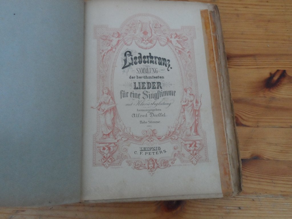 Liederkranz - hohe stimme - alfred dorffel, Zang, Gebruikt, Klassiek, Ophalen of Verzenden