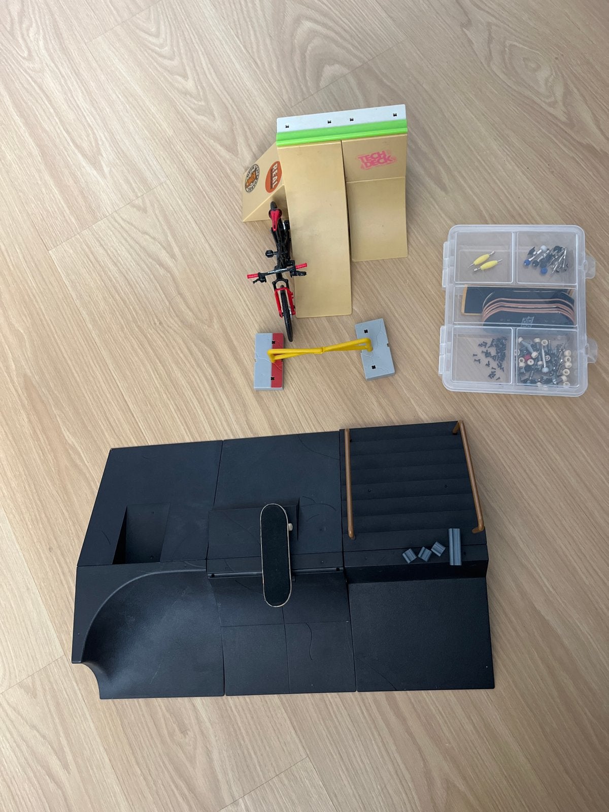 Tech Deck en Fingerboard Baan Speelgoed met Accessoires, Ophalen of Verzenden, Gebruikt, Jongen of Meisje