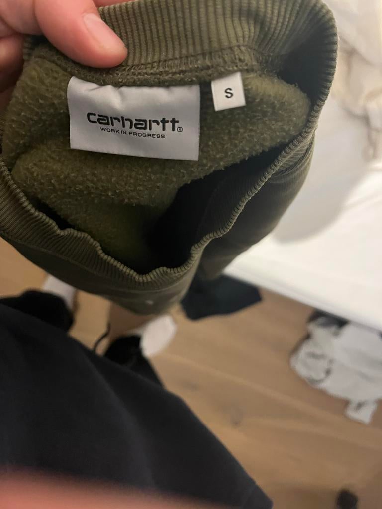 Carhartt WIP Sweater - Groen - Maat S, Ophalen of Verzenden, Zo goed als nieuw, Maat 46 (S) of kleiner, Groen