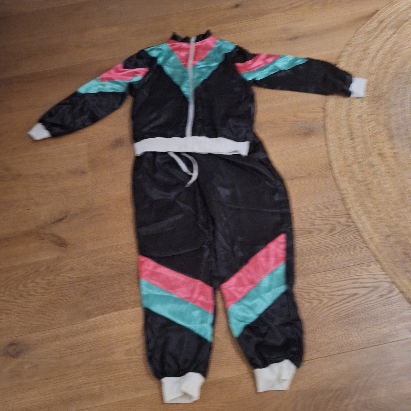 fout trainingspak 80's 90's disco gabber retro S, Verzenden, Kleding, Maat 46 (S) of kleiner, Overige thema's