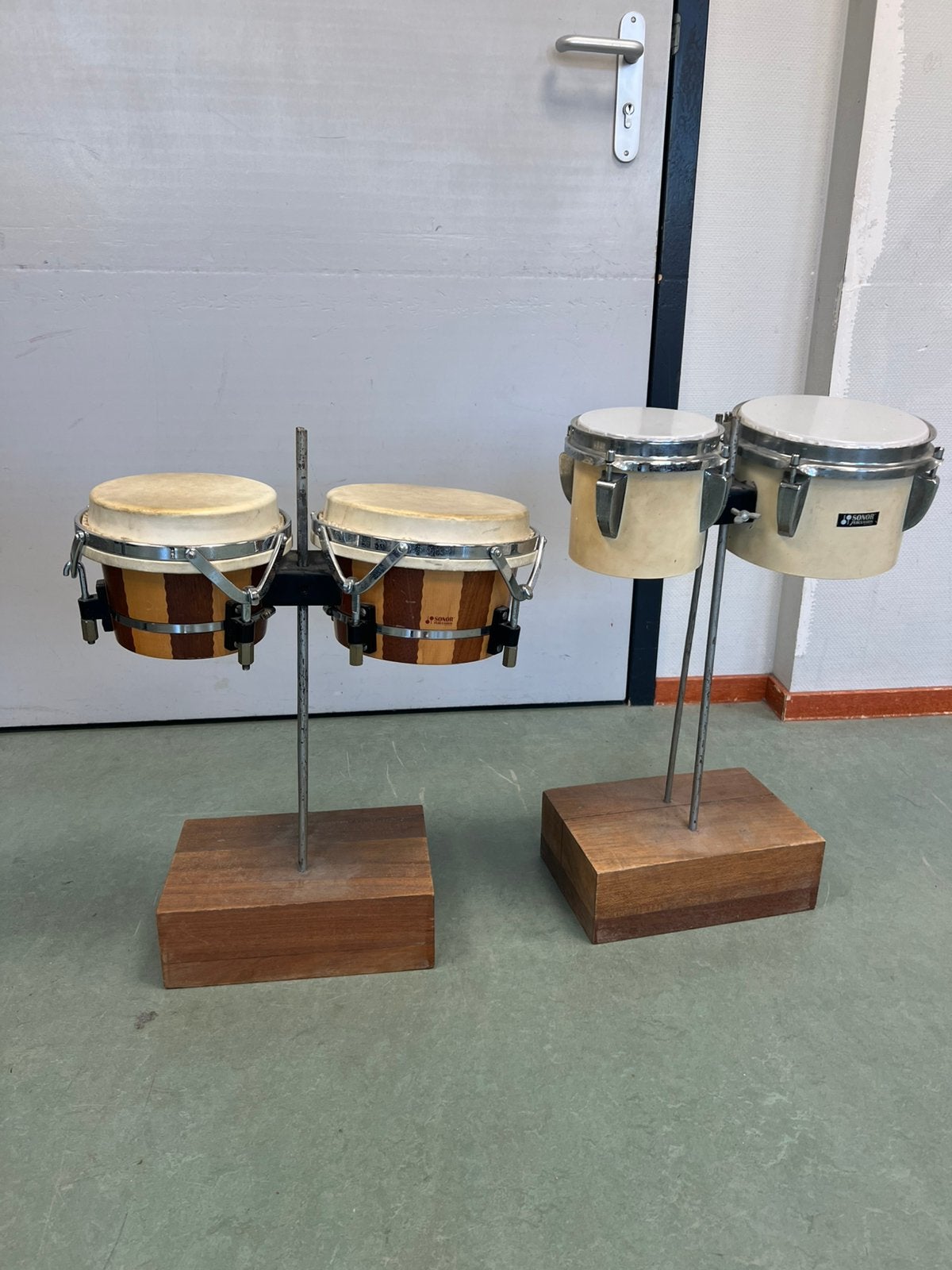 2x vintage bongo’s Sonor, Muziek en Instrumenten, Ophalen of Verzenden, Zo goed als nieuw, Melodische percussie