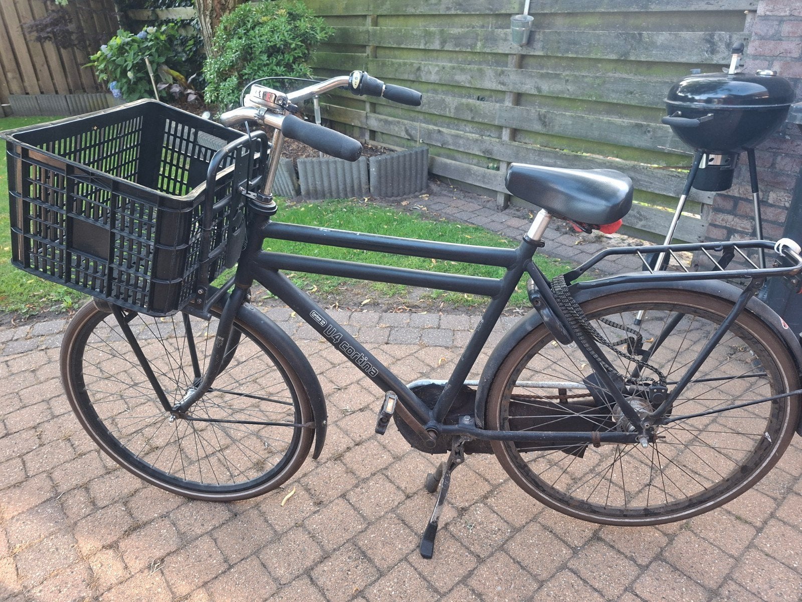 Cortina U4 Stationsfiets/Stadsfiets - Onderhoud nodig, Fietsen en Brommers, Fietsen | Heren | Herenfietsen, Gebruikt, Velgrem