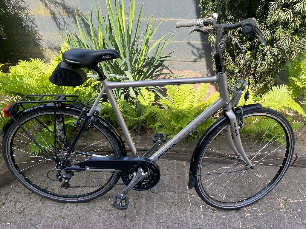 Mooie goede koga herenfiets 60 cm frame en 30 versnellingen, Ophalen, 28 inch, Gebruikt, Vering