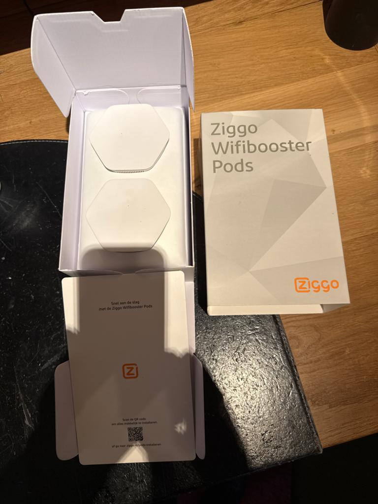 Ziggo Wifibooster Pods - Verbeter je wifi bereik, Ophalen of Verzenden, Zo goed als nieuw