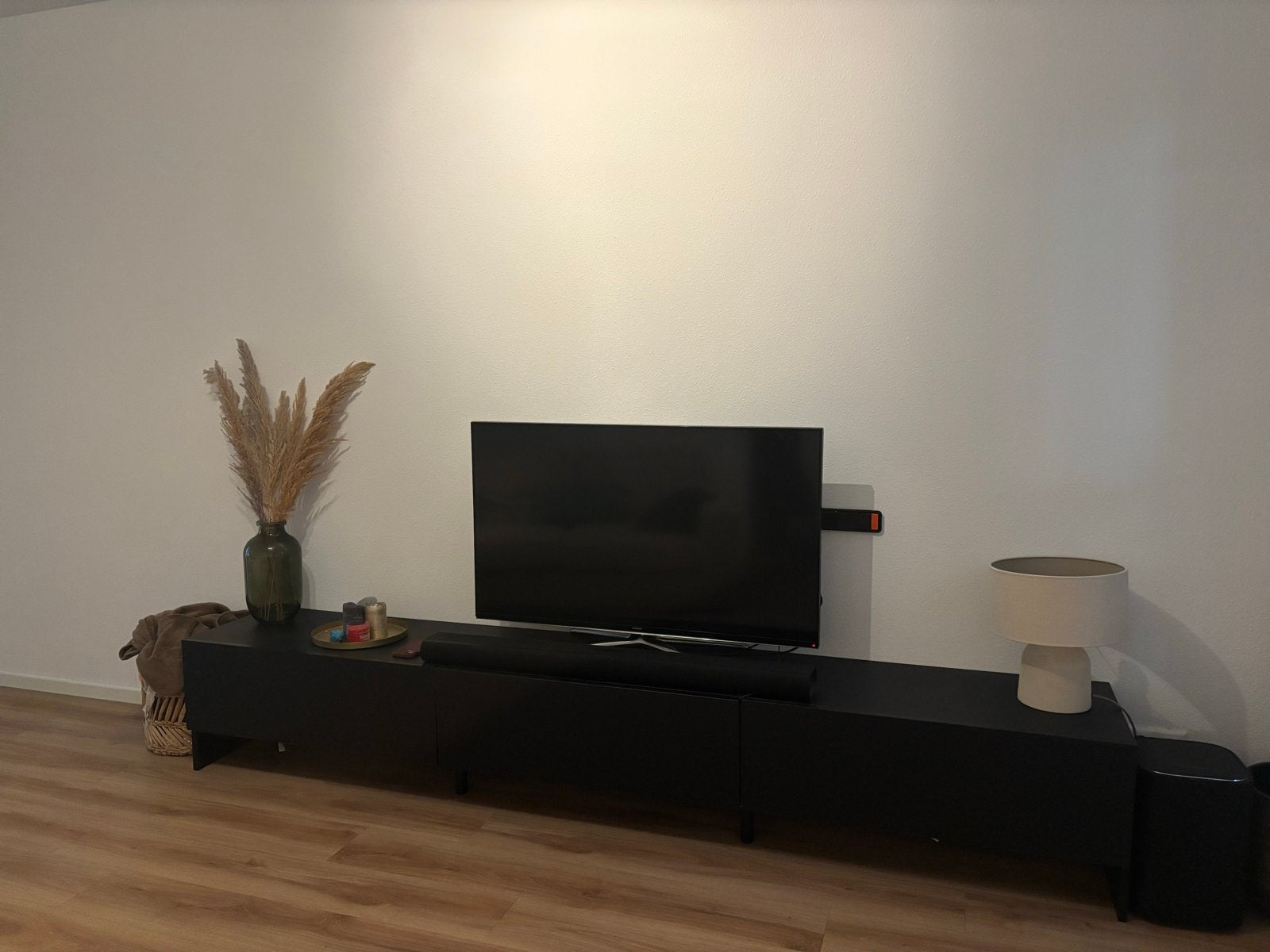 Zwart tv-meubel - Van Diessen Keukens, Ophalen, Overige materialen, Zo goed als nieuw, 200 cm of meer