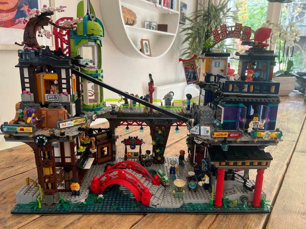LEGO Ninjago City Gardens  - Prachtige set!, Lego, Ophalen of Verzenden, Zo goed als nieuw, Compleet