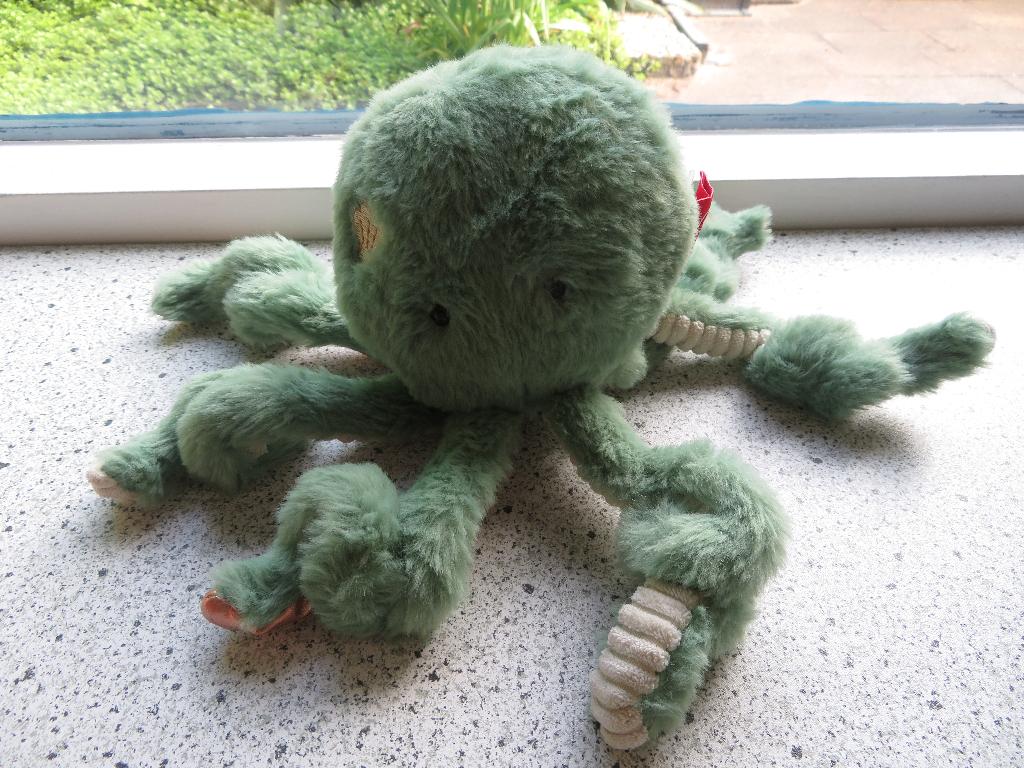 Octopus inktvis merk Play tive Kruidvat groen  wit goudkleur, Kinderen en Baby's, Groen, Overige typen, Ophalen of Verzenden, Zo goed als nieuw