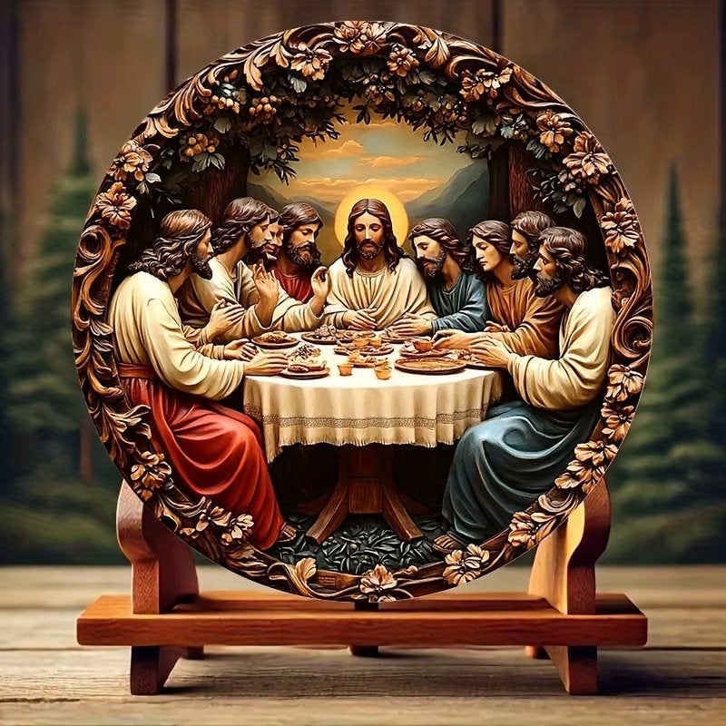 Jezus En Discipelen Wandplaat, Verzenden, Nieuw, Wandbord of Wandpaneel