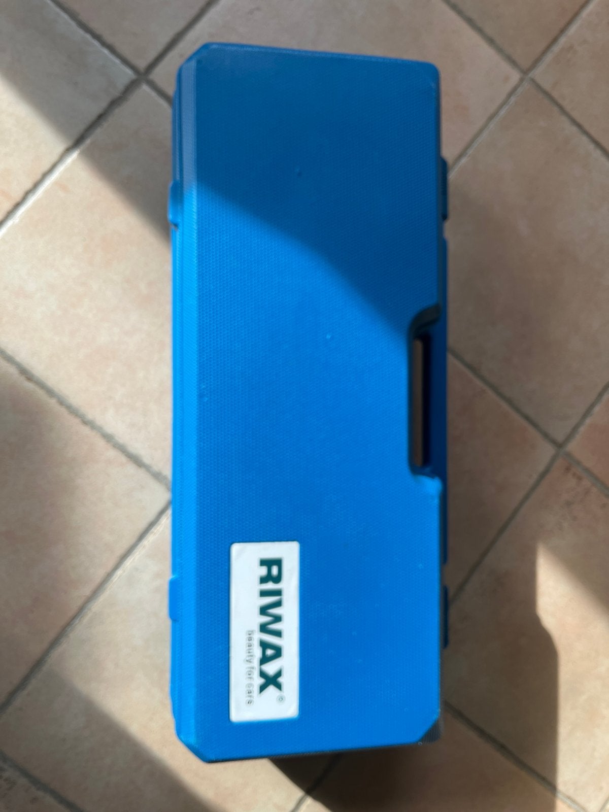RIWAX Poetsmachine in koffer, Ophalen of Verzenden, Zo goed als nieuw, Gereedschap