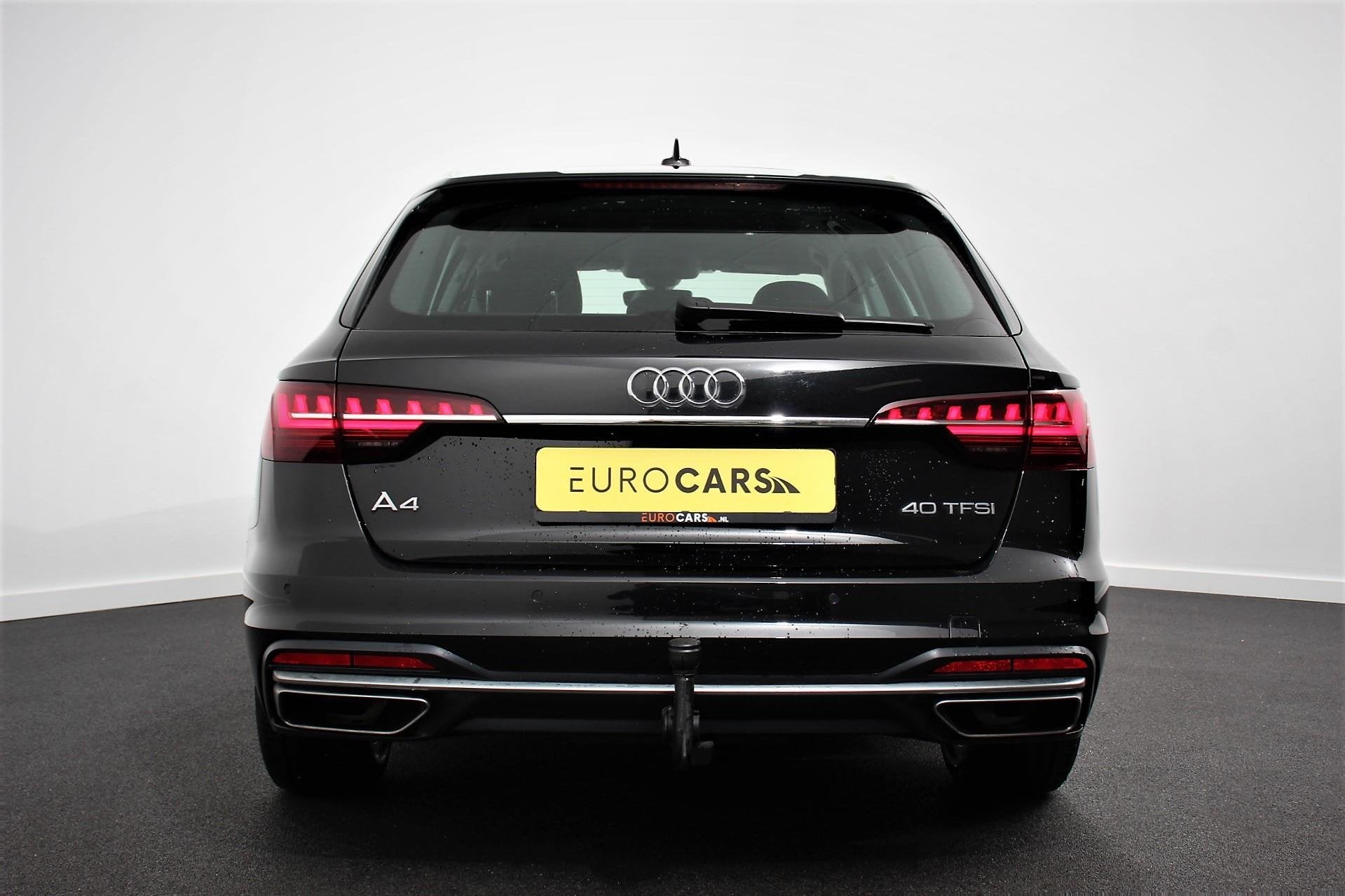 Audi A4 Avant 40 TFSI 190pk S-Tronic Advanced Prestige Tour, Auto's, Stof, Gebruikt, Zwart, 1984 cc