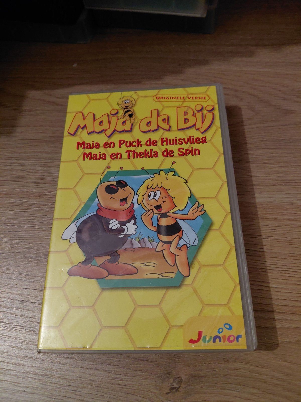 Maja de Bij videoband Puck huisvlieg & Thekla Spin., Gebruikt, Tekenfilm, Alle leeftijden, Ophalen of Verzenden
