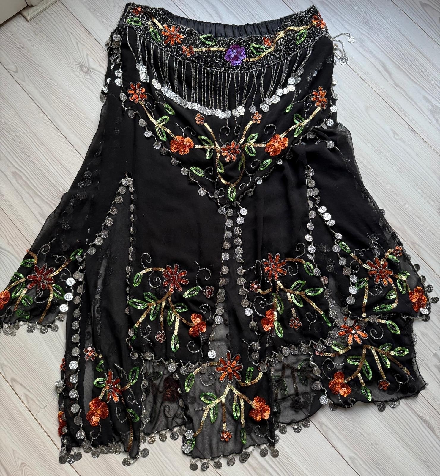 Buikdans kostuum maal M/L, Ophalen of Verzenden, Zo goed als nieuw, Kleding