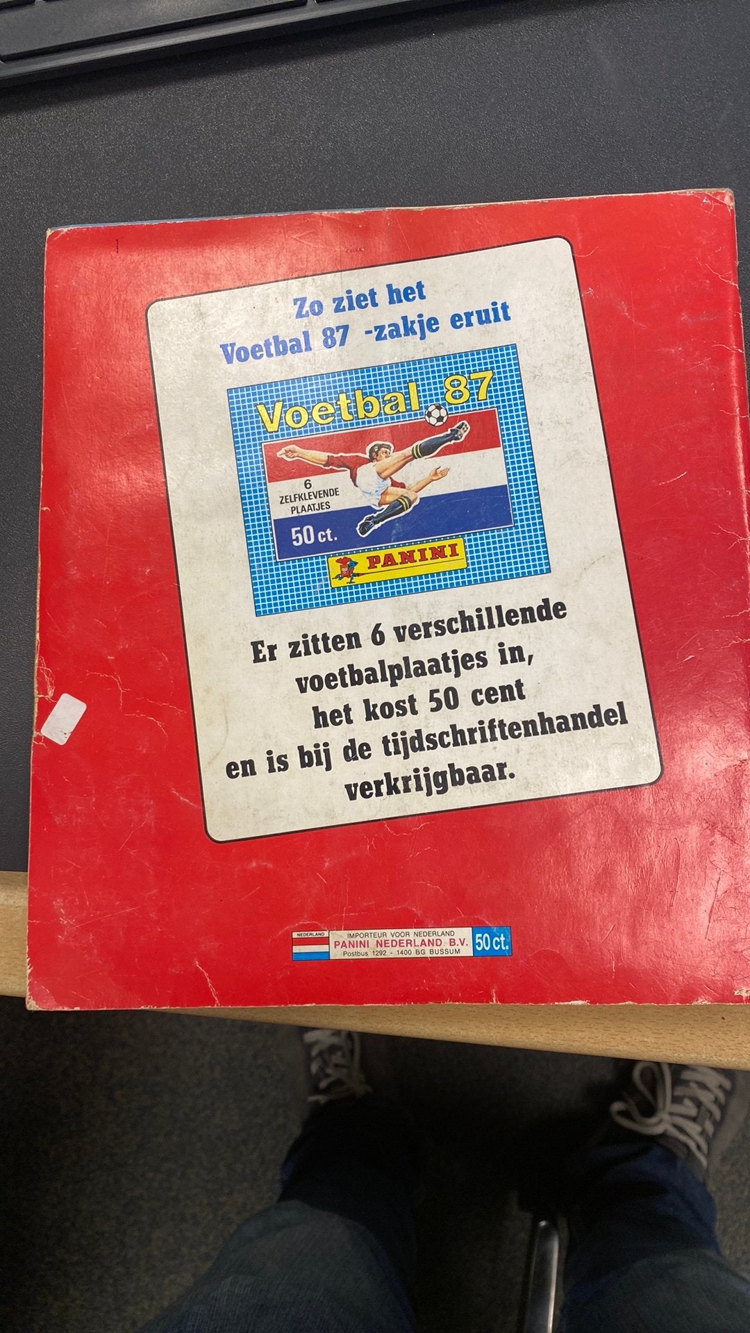 Voetbal panini 87 eredivisie eerste divisie, Verzamelen, Ophalen of Verzenden, Gebruikt, Overige binnenlandse clubs, Poster, Plaatje of Sticker