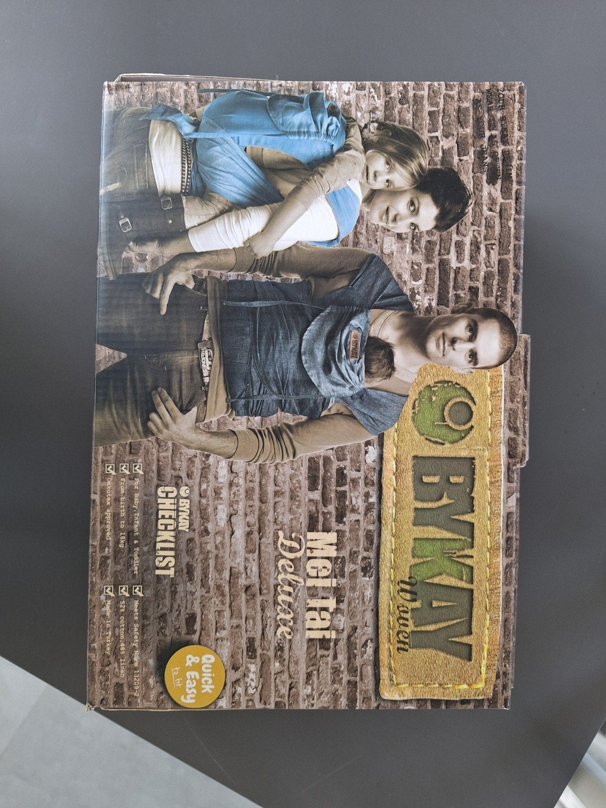 ByKay Mei Tai Deluxe Draagzak - Denim, Overige merken, Buik of Rug, Nieuw, Ophalen of Verzenden