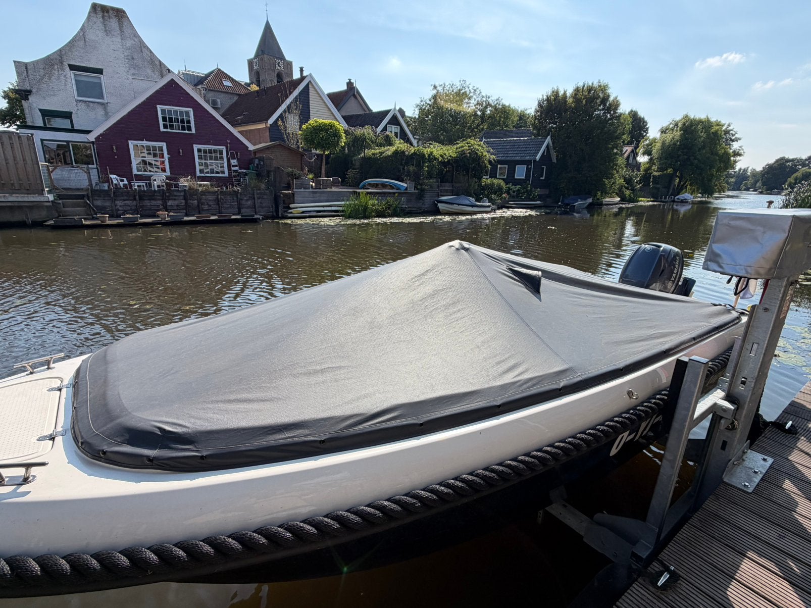 Afdekzeil KZ Zeilmakerij Topcraft 484, Ophalen, Zo goed als nieuw, Motorboot