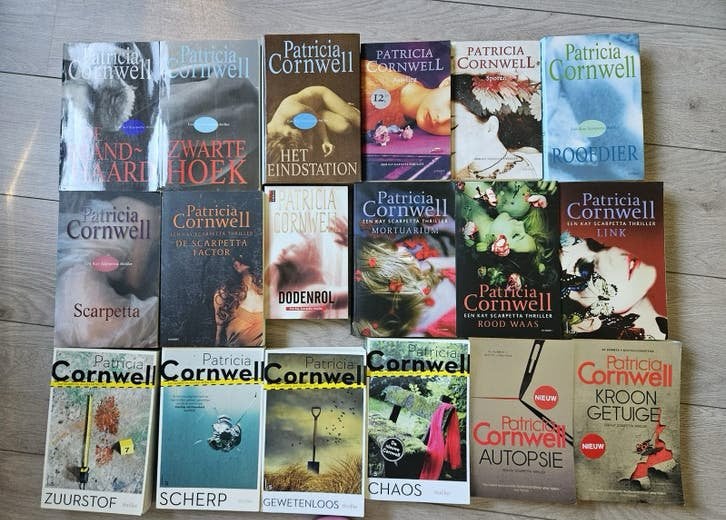 18x Patricia Cornwell boeken goede staat, Ophalen of Verzenden, Zo goed als nieuw