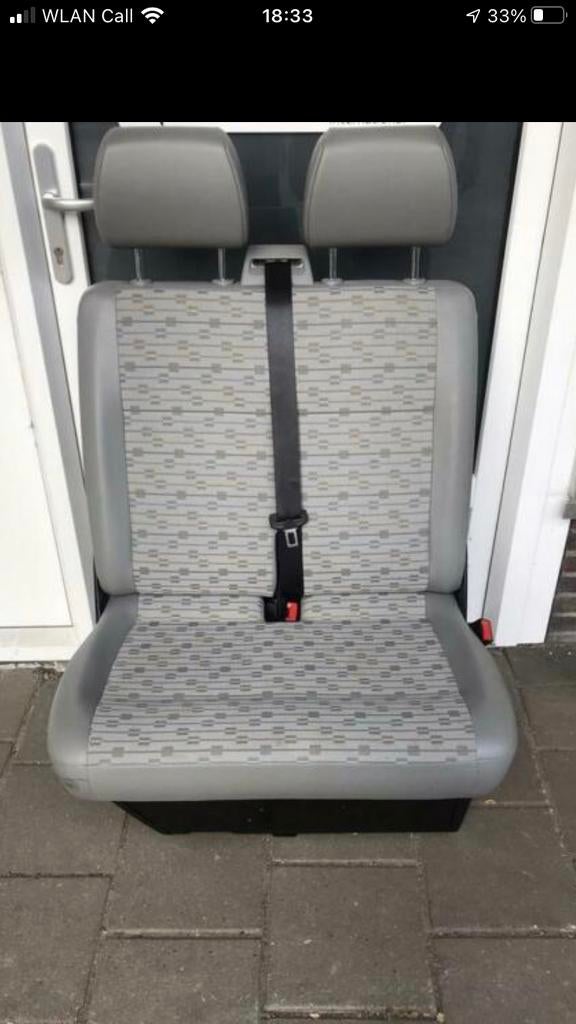 VW TRANSPORTER T5 T6 BIJRIJDERSBANK BANK PLACE BEKLEDING, Ophalen, Volkswagen