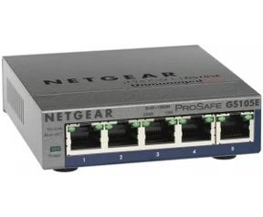 Netgear GS105E 5 poort smart switch, Computers en Software, Ophalen of Verzenden, Nieuw