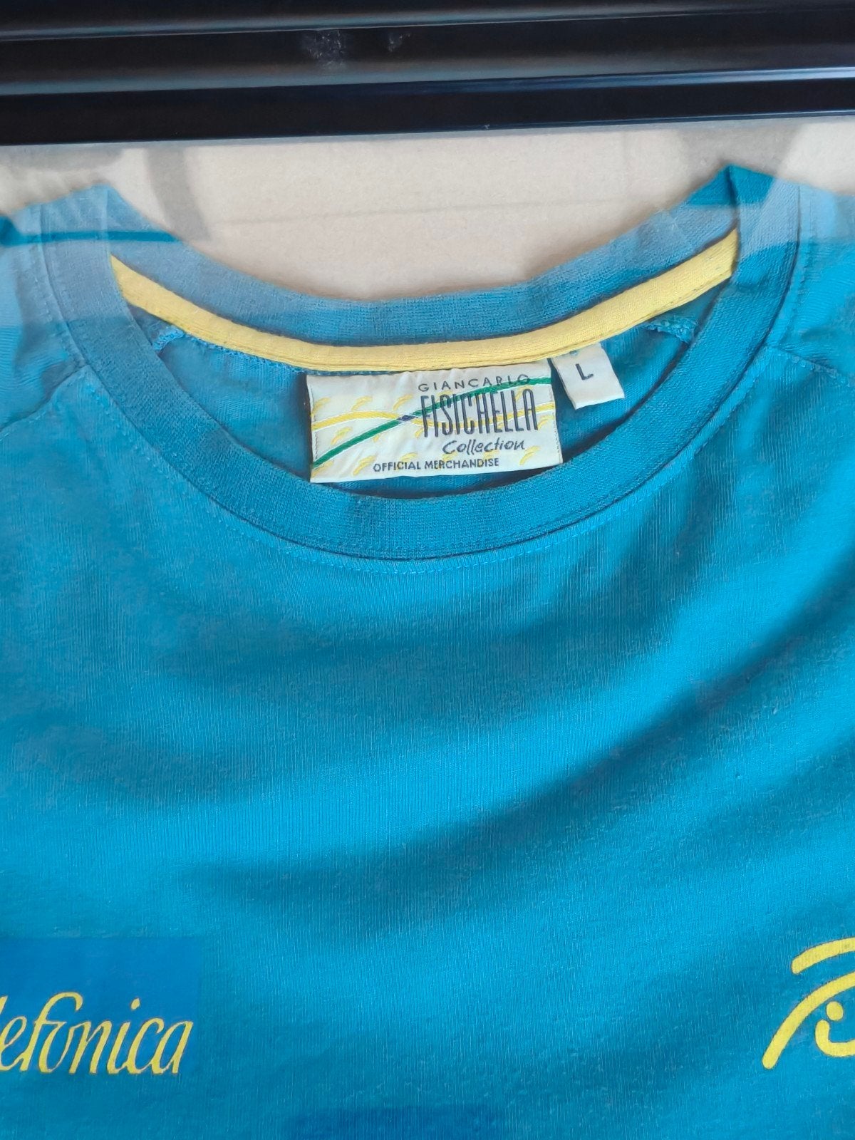 Ingelijst Renault F1 shirt - Fisichella Collection, Ophalen, Zo goed als nieuw, Formule 1