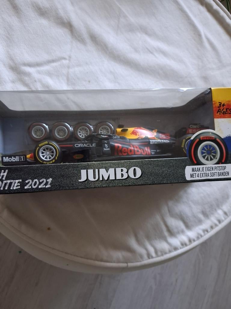 Max Verstappen Red Bull Racing F1 auto 2021 Jumbo editie, Ophalen
