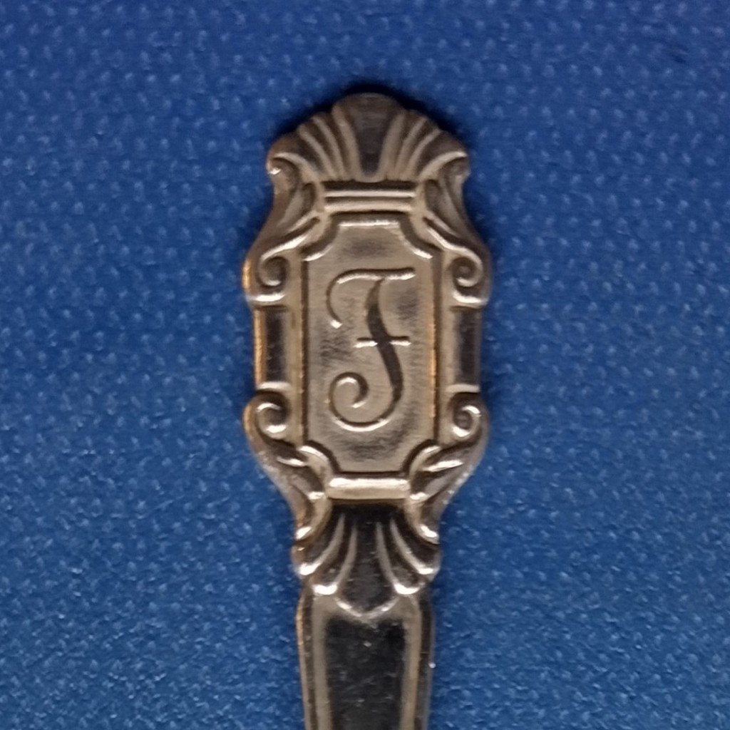 verzilverd letterlepeltje, letter J (Gero 90), Ophalen of Verzenden