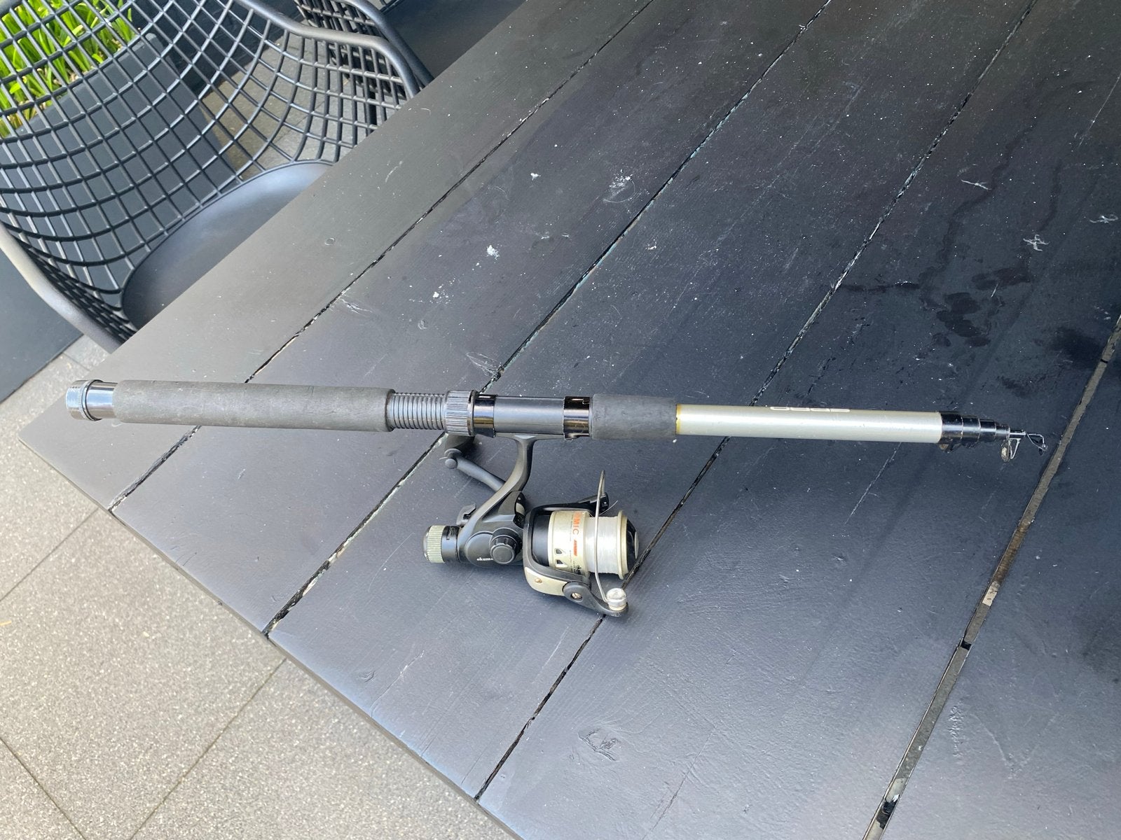 Spro Tele Trout 30 Werphengel met Okuma Molen, Watersport en Boten, Hengelsport | Roofvissen, Ophalen, Gebruikt