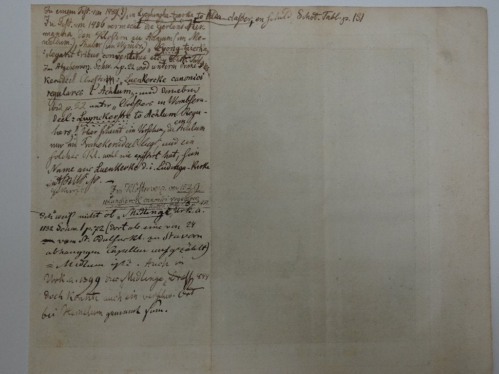 Gravure Franeker van Schalsum te zien, graveur Dirk de Jong, Antiek en Kunst, Verzenden, Stadsgezicht, Gravure, Origineel