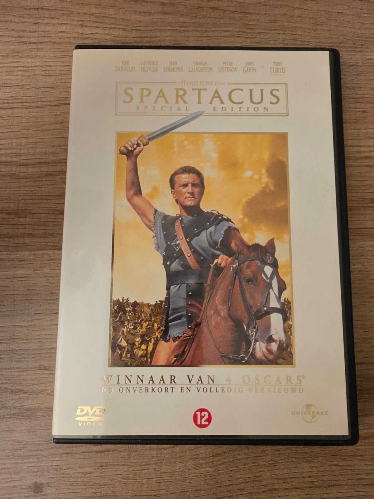 spartacus , 1960, Alle leeftijden, Ophalen of Verzenden, Zo goed als nieuw, Drama