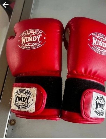 Leren box handschoen, Ophalen, Zo goed als nieuw, Bokshandschoenen