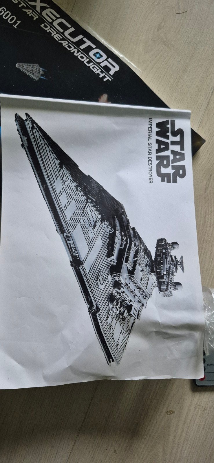 Gedemonteerde Star Destroyer (geen echte Lego), Kinderen en Baby's, Speelgoed | Duplo en Lego, Ophalen of Verzenden, Gebruikt