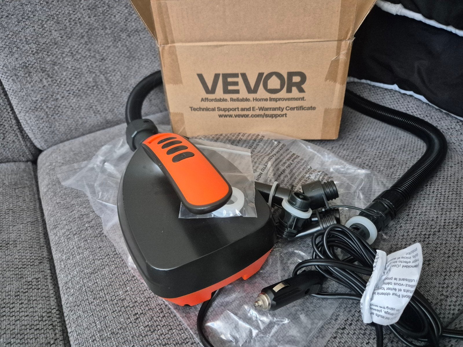 VEVOR Elektrische SUP-luchtpomp 20 PSI, Ophalen, Nieuw
