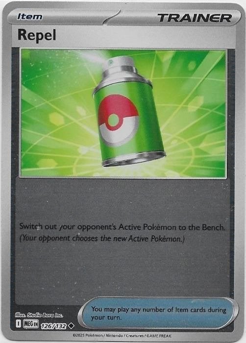 Mega Evolution,  Repel [reverse] 126/132, Verzenden, Nieuw, Losse kaart