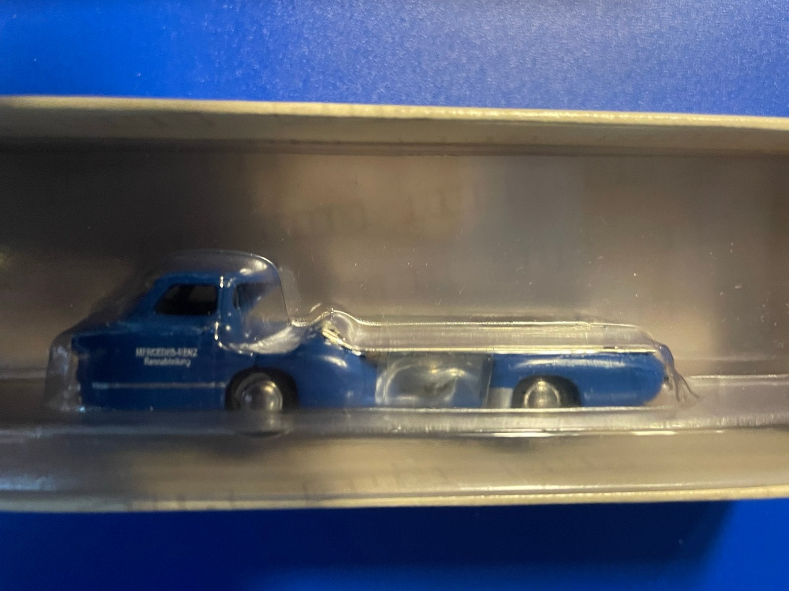 BUB 07100 Renntransporter Mercedes Benz HO 1:87 Faller, Verzenden, Nieuw, Bus of Vrachtwagen, Overige merken